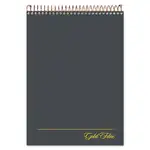 Gold Fibre Wirebound Project Notes Pad, Project-Management Format, Gray Cover, 70 White 8.5 x 11.75 Sheets