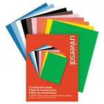 Construction Paper, 76 lb Text Weight, 9 x 12, Assorted, 200/Pack