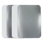 Flat Board Lids, For 2.25 lb Oblong Pans, Silver, Paper, 500 /Carton