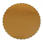 Gold Cake Circles, Single Wall Construction, 10" Diameter, Gold, Paper, 200/Carton