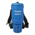 Comfort Pak Backpack Vacuum, 10 qt Tank Capacity, Blue
