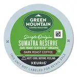 Fair Trade Organic Sumatran Extra Bold Coffee K-Cups, 24/Box