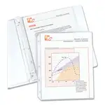 Standard Weight Polypropylene Sheet Protectors, Clear, 2", 11 x 8.5, 50/Box