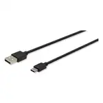 USB to USB-C Cable, 10 ft, Black