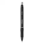 S-Gel High-Performance Gel Pen, Retractable, Medium 0.7 mm, Black Ink, Black Barrel, Dozen