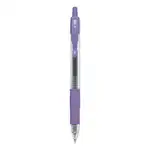 G2 Premium Gel Pen, Retractable, Extra-Fine 0.5 mm, Purple Ink, Smoke/Purple Barrel, Dozen