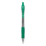 G2 Premium Gel Pen, Retractable, Extra-Fine 0.5 mm, Green Ink, Smoke/Green Barrel, Dozen