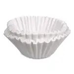Coffee Filters, 12 Cup Size, Flat Bottom, 3,000/Carton