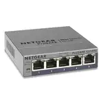 ProSAFE Smart Managed Plus Gigabit Ethernet Switch, 10 Gbps Bandwidth, 128 KB Buffer, 5 Ports