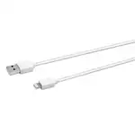 USB Apple Lightning Cable, 3 ft, White