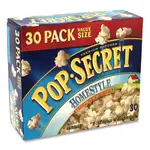 Microwave Popcorn, Homestyle, 3 oz Bags, 30/Carton, Ships in 1-3 Business Days