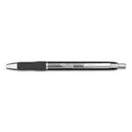 S-Gel Premium Metal Barrel Gel Pen, Retractable, Medium 0.7 mm, Black Ink, Gun Metal Gray Barrel, Dozen
