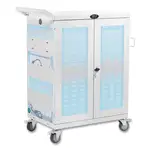 UV Sterilization and Charging Cart, 32 Devices, 34.8 x 21.6 x 42.3, White