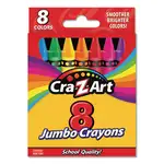 Jumbo Crayons, 8 Assorted Colors, 8/Pack