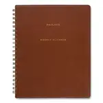 Signature Collection Academic Weekly/Monthly Planners, 11.5 x 8, Distressed Brown Cover, 13-Month (July-July): 2023-2024