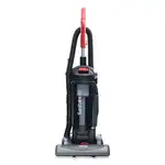 FORCE QuietClean Upright Vacuum SC5845B, 15" Cleaning Path, Black