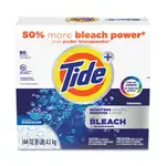 Laundry Detergent with Bleach, Tide Original Scent, Powder, 144 oz Box, 2/Carton