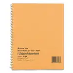 Single-Subject Wirebound Notebooks, Narrow Rule, Brown Paperboard Cover, (80) 10 x 8 Sheets