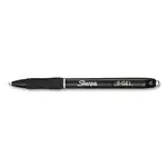 S-Gel High-Performance Gel Pen, Retractable, Bold 1 mm, Black Ink, Black Barrel, 36/Pack