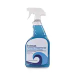 Industrial Strength Glass Cleaner with Ammonia, 32 oz Trigger Spray Bottle