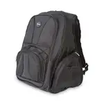 Contour Laptop Backpack, Fits Devices Up to 17", Ballistic Nylon, 15.75 x 9 x 19.5, Black