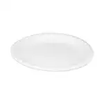 Placesetter Deluxe Laminated Foam Dinnerware, Plate, 10.25" dia, White, 540/Carton