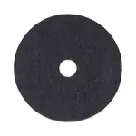 Stripping Floor Pads, 20" Diameter, Black, 5/Carton