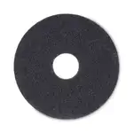 Stripping Floor Pads, 13" Diameter, Black, 5/Carton