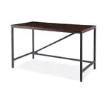 Industrial Series Table Desk, 47.25" x 23.63" x 29.5", Modern Walnut