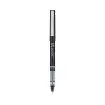 Precise V5 Roller Ball Pen, Stick, Extra-Fine 0.5 mm, Black Ink, Black/Clear Barrel, Dozen