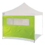 Shax 6092 Pop-Up Tent Sidewall with Mesh Window, Single Skin, 10 ft x 10 ft, Polyester, Lime, Ships in 1-3 Business Days