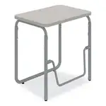 AlphaBetter 2.0 Height-Adjust Student Desk with Pendulum Bar, 27.75 x 19.75 x 29 to 43, Dry Erase, Ships in 1-3 Business Days
