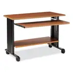 Muv Standing Desk, 35.5" x 22" x 30.5", Cherry, Ships in 1-3 Business Days