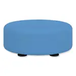 Learn 15" Round Vinyl Floor Seat, 15" dia x 5.75"h, Baby Blue, Ships in 1-3 Business Days