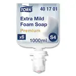 Premium Extra Mild Foam Soap, Sensitive Skin, Unscented, 1 L, 6/Carton