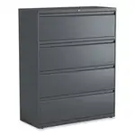 Lateral File, 4 Legal/Letter/A4/A5-Size File Drawers, Charcoal, 42" x 18.63" x 52.5"