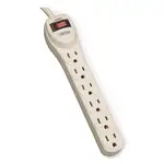 Waber-by-Tripp Lite Industrial Power Strip, 6 Outlets, 4 ft Cord, Gray