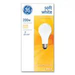 Incandescent Basic Bulb, A21, 200 W, Soft White