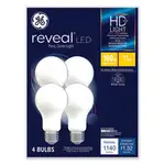 Reveal HD+ LED A19 Light Bulb, 11 W, 4/Pack