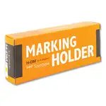 Wax-Based Marking Pencil, 4.4 mm, Yellow Wax, Navy Blue Barrel, 10/Box