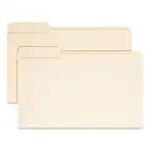 Manila File Folders, 1/3-Cut Tabs: Left Position, Legal Size, 0.75" Expansion, Manila, 100/Box