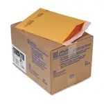 Jiffylite Self-Seal Bubble Mailer, #1, Barrier Bubble Air Cell Cushion, Self-Adhesive Closure, 7.25 x 12, Brown Kraft, 25/CT