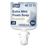 Premium Extra Mild Foam Soap, Unscented, 1 L, 6/Carton