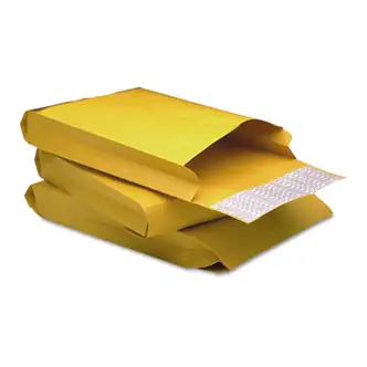 Redi-Strip Kraft Expansion Envelope, #10 1/2, Square Flap, Redi-Strip Adhesive Closure, 9 x 12, Brown Kraft, 25/Pack