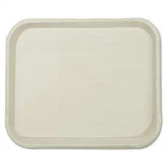 Savaday Molded Fiber Food Trays, 1-Compartment, 9 x 12 x 1, White, Paper, 250/Carton