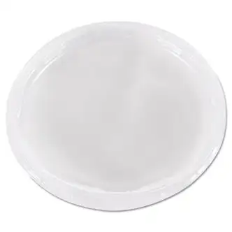 Deli Container Lids, Plug-Style, Clear, Plastic, 50/Pack, 10 Packs/Carton