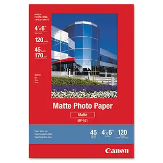 Matte Photo Paper, 4 x 6, Matte White, 120/Pack