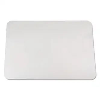 KrystalView Desk Pad with Antimicrobial Protection, Glossy Finish, 36 x 20, Clear