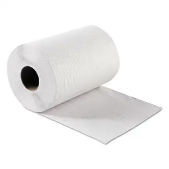 Hardwound Roll Towels, 8" x 300 ft, White, 12 Rolls/Carton