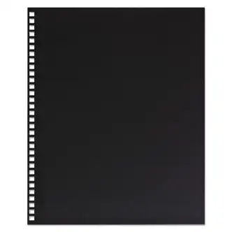 ProClick Pre-Punched Presentation Covers, Black, 11 x 8.5, Punched, 25/Pack
